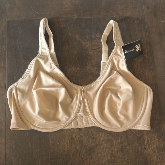 Wacoal Basic Beauty Unlined Full Figure Underwire Bra 855192 Underwire Bra - Picture 6 of 11